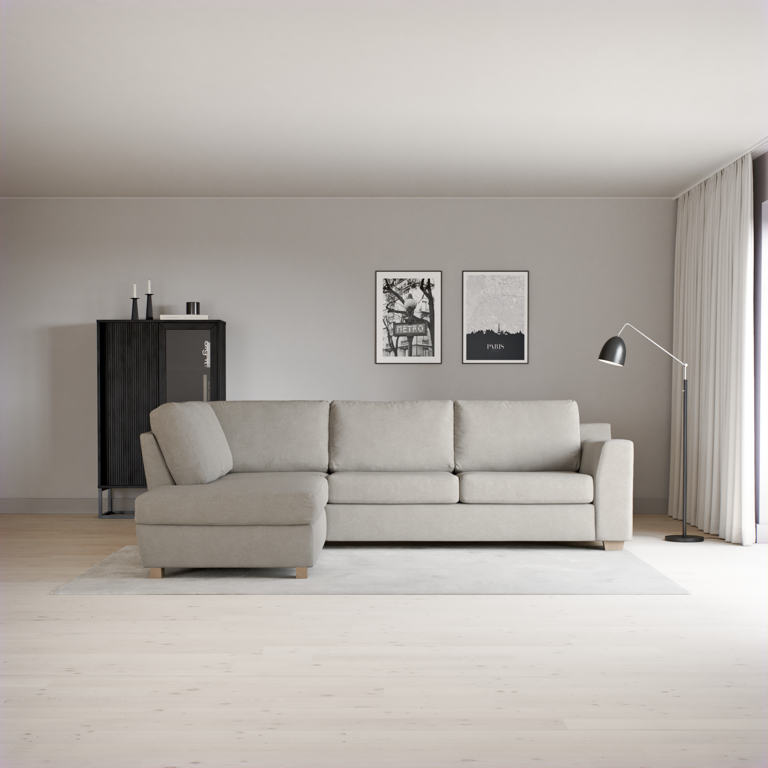 Friday - 2,5-sits soffa med divan vänster - inspiration