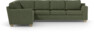 Friday - Hörnsoffa, 2+3-sits - Grön