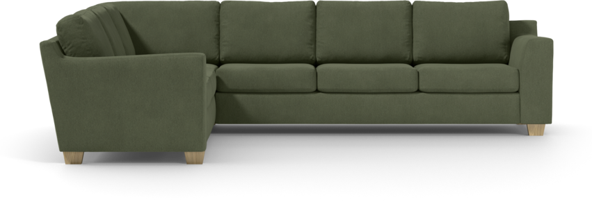 Friday - Hörnsoffa, 2+3-sits - Grön