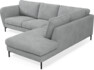 Madison Lux - 2-sits soffa med divan höger - Vit
