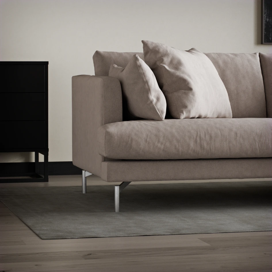Harper - 3-sits soffa - Beige