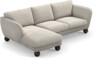 Madison Lux - 2-sits soffa med schäslong vänster - Beige