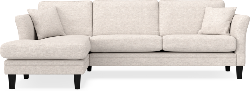 Eden - 2,5-sits soffa med schäslong - Beige