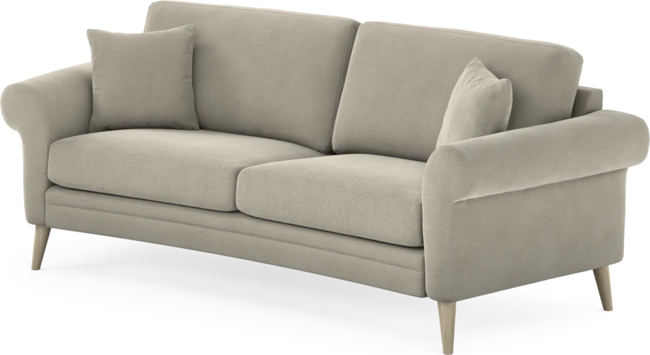 Eden - 2,5-sits soffa svängd - Brun