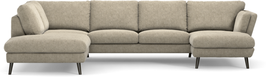 Madison Lux - 2-sits soffa med divan vänster och schäslong höger - Beige