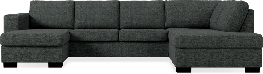Nevada - 3-sits soffa med schäslong vänster och divan höger - Grå