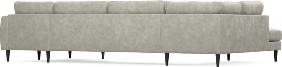 Bridge - 3-sits soffa med divan vänster och schäslong höger - Grå