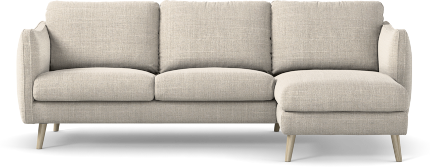 Madison - 2-sits soffa med schäslong höger - Beige