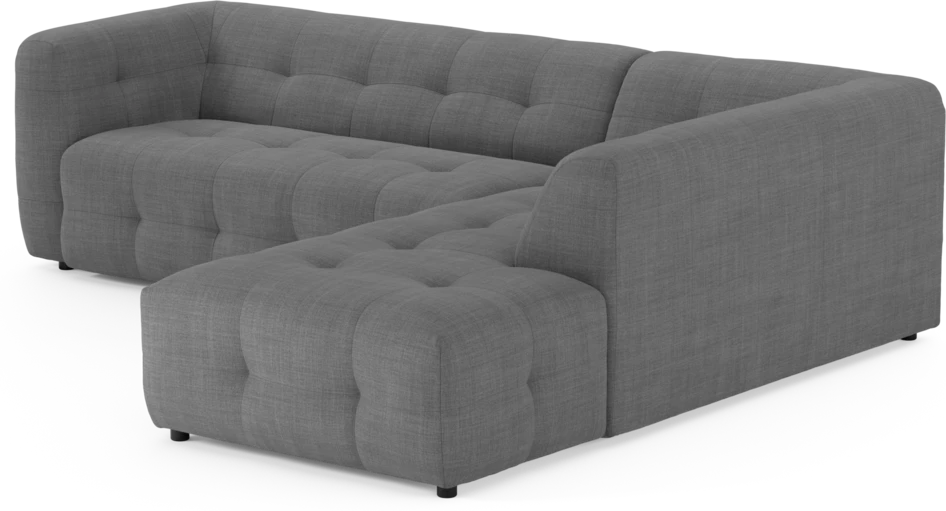 Bella - 3-sits soffa med divan höger - Grå