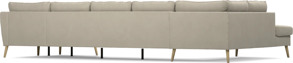 County - 4-sits soffa med divan vänster och schäslong höger - Grå