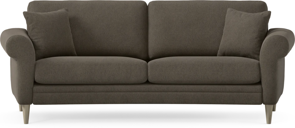 Eden - 2,5-sits soffa svängd - Brun