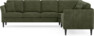 Eden - Hörnsoffa, 3+3-sits - Grön