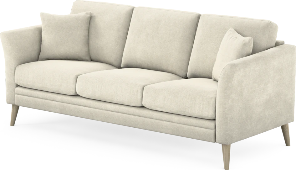 Eden - 3-sits soffa - Vit