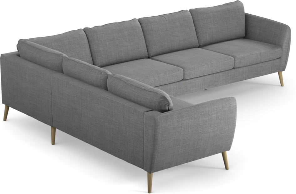 County - Hörnsoffa, 2+3-sits - Grå