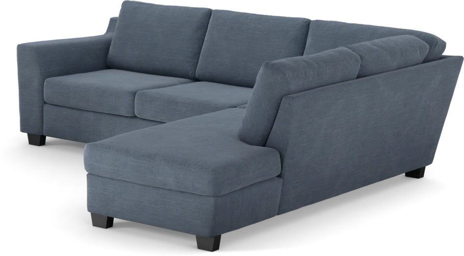 Friday - 2,5-sits soffa med divan höger - Blå