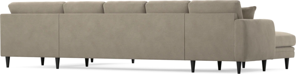 Eden - 3-sits soffa med schäslong vänster och divan höger - Beige