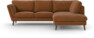 Madison Lux - 2-sits soffa med divan höger - Orange