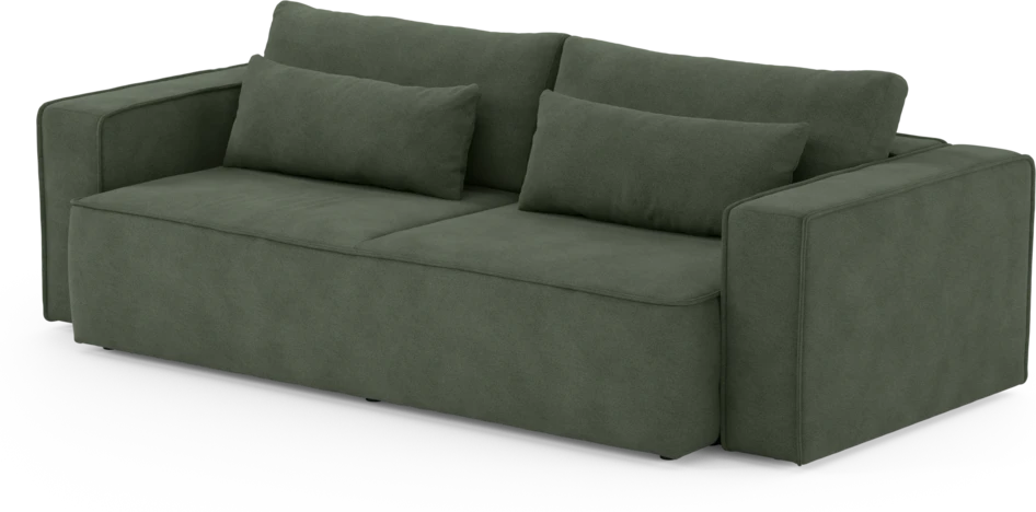 Ide - Bäddsoffa 3-sits - Grön