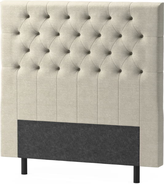 Delux Pikerad XL - Sänggavel, 90-210 cm - Beige