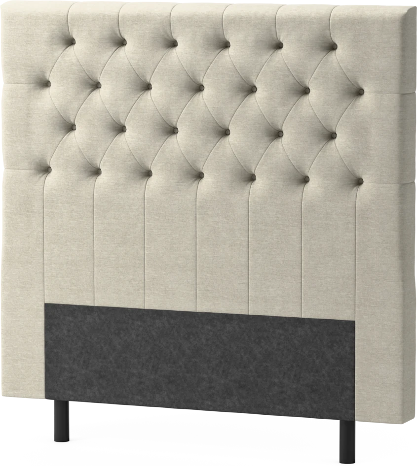 Delux Pikerad XL - Sänggavel, 90-210 cm - Beige