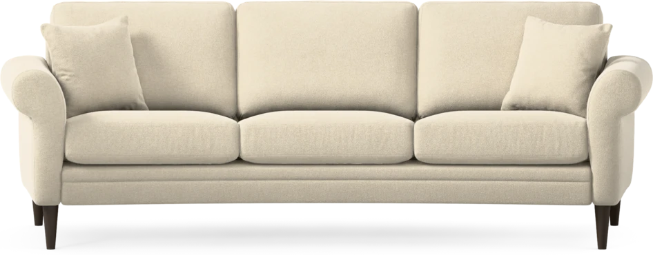Eden - 3-sits soffa svängd - Beige