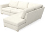 Friday - 2,5-sits soffa med divan höger - Vit