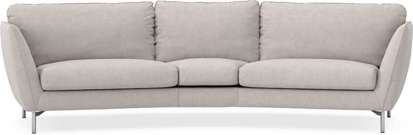 Madison - 3-sits soffa svängd, 90 cm - Grå
