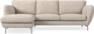 Madison Lux - 2-sits soffa med schäslong vänster - Vit