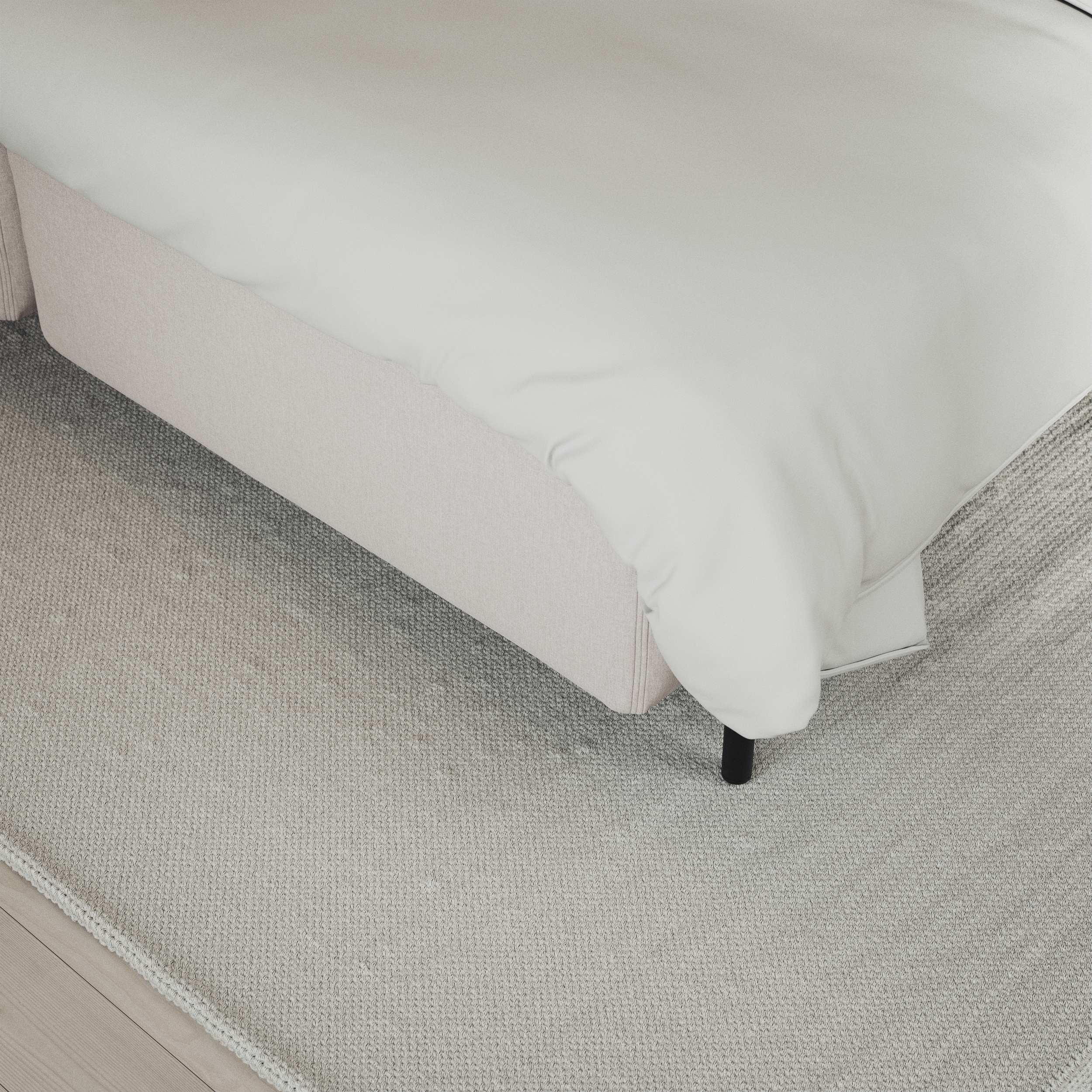 Delux Exclusive - Kontinentalsäng, enkelsäng 120 cm med bäddmadrass och sängben - inspiration
