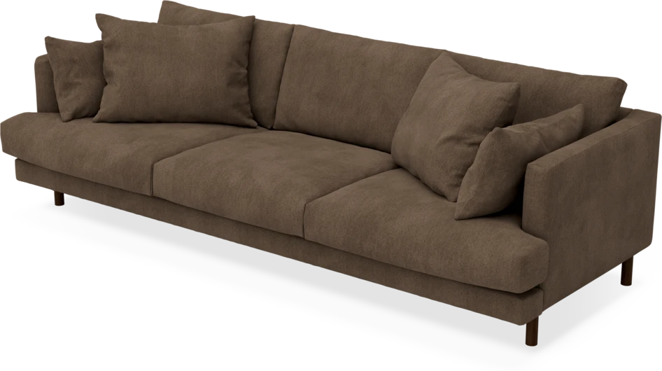 Harper - 4-sits soffa - Brun