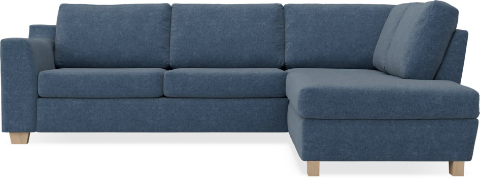 Friday - 2,5-sits soffa med divan höger - Blå