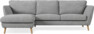 Madison Lux - 2-sits soffa med schäslong vänster - Vit
