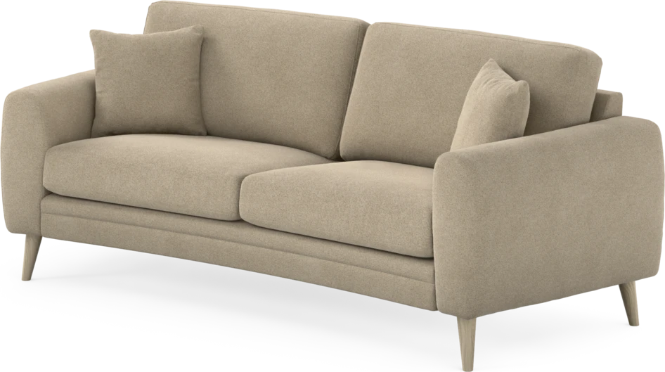 Eden - 2,5-sits soffa svängd - Beige