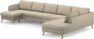 County - 4-sits soffa med schäslong vänster och divan höger - Beige