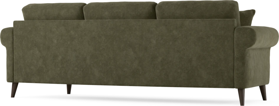 Eden - 3-sits soffa svängd - Grön