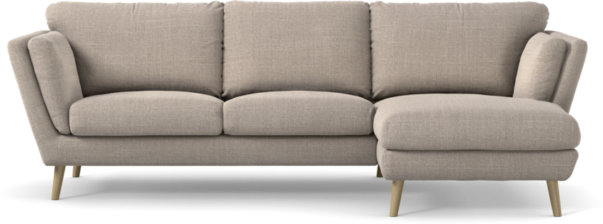 Madison - 2-sits soffa med schäslong höger - Beige