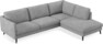 Madison Lux - 3-sits soffa med divan höger - Vit