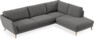 Madison Lux - 3-sits soffa med divan höger - Grå