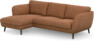 Madison Lux - 2-sits soffa med schäslong vänster - Orange