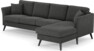 Eden - 3-sits soffa med schäslong - Svart