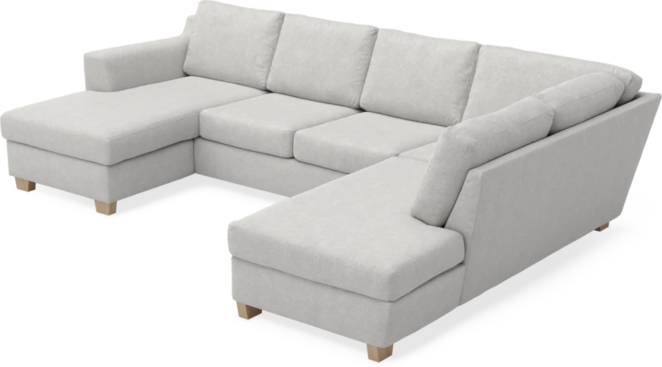Friday - 3-sits soffa med schäslong vänster och divan höger - Grå