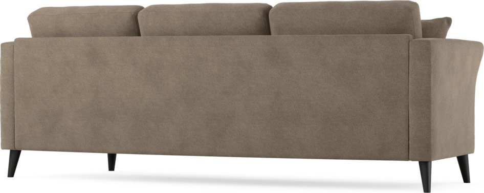 Eden - 3-sits soffa svängd - Brun