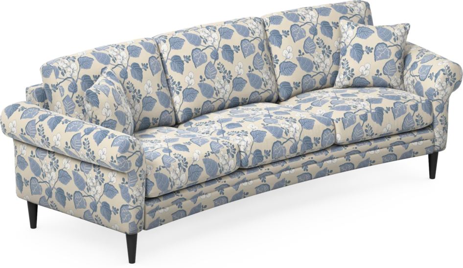 Eden - 3-sits soffa svängd - Flerfärgad