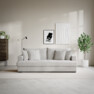 Mila - 3-sits soffa, hel dyna - Beige