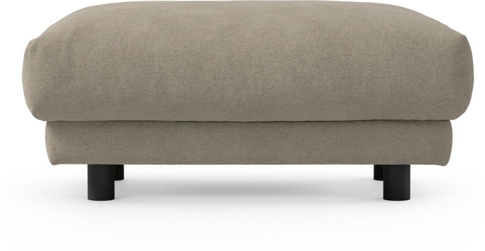 Cherrie - Fotpall 110, fast klädsel - Beige