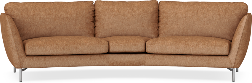 Madison - 3-sits soffa svängd, 90 cm - Orange