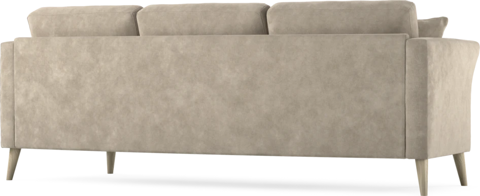 Eden - 3-sits soffa svängd - Beige