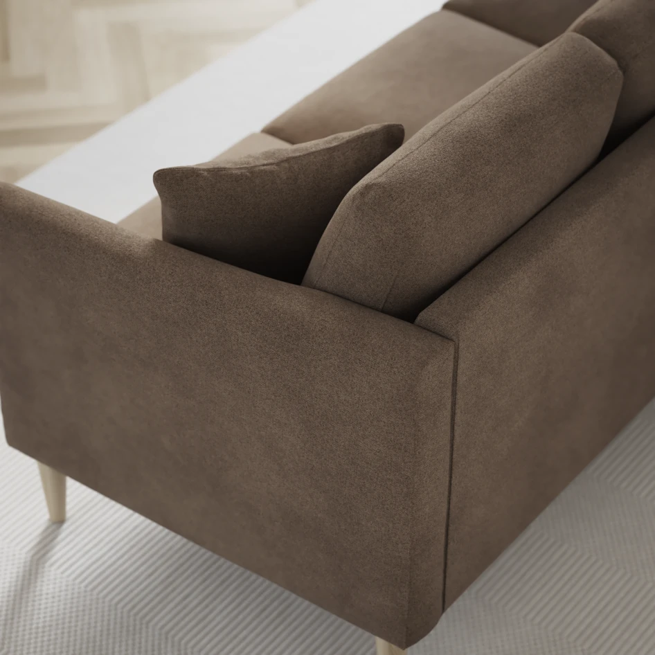 Eden - 2,5-sits soffa - Brun