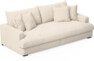 Rossi - 3-sits soffa, hel dyna - Vit
