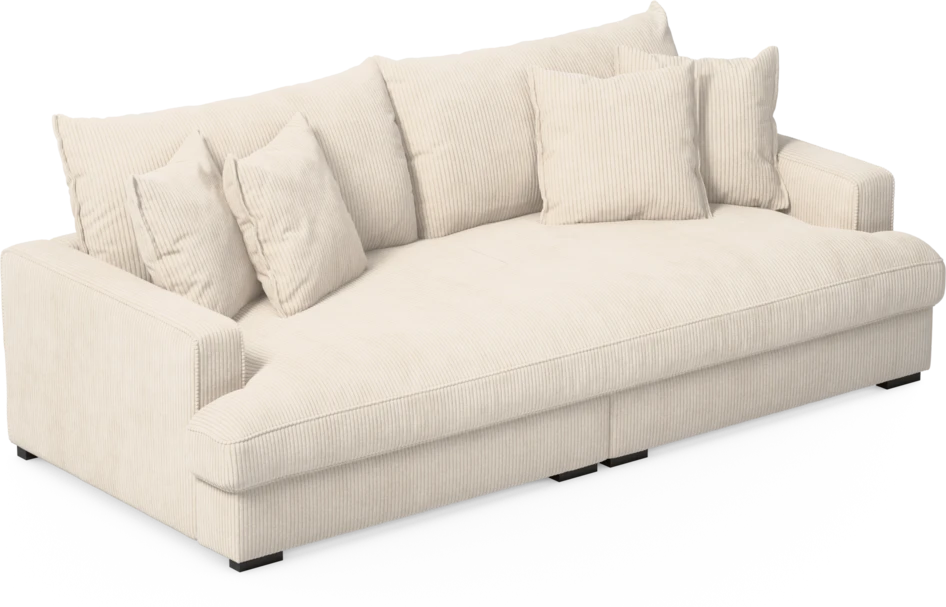 Rossi - 3-sits soffa, hel dyna - Vit